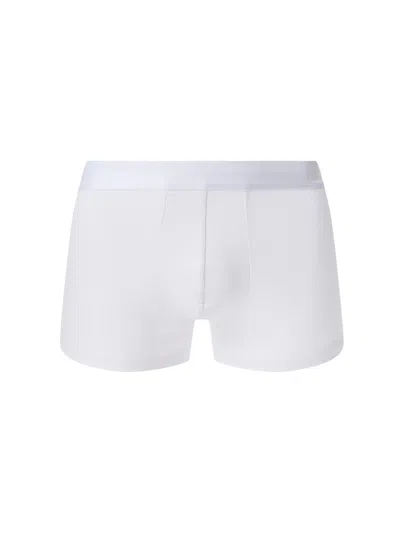 Hom Mens Classic Boxer Briefs In White