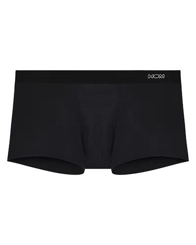 Hom Modal Clean Cut Comfort Boxer Briefs In Black