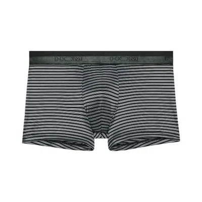 Hom Monsieur Boxer Briefs In Black/white Stripes