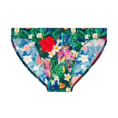 Hom Peacock Swim Micro Briefs In Multi