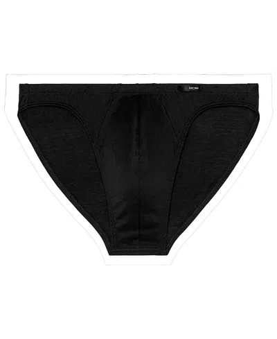 Hom Premium Cotton Micro Briefs In Black