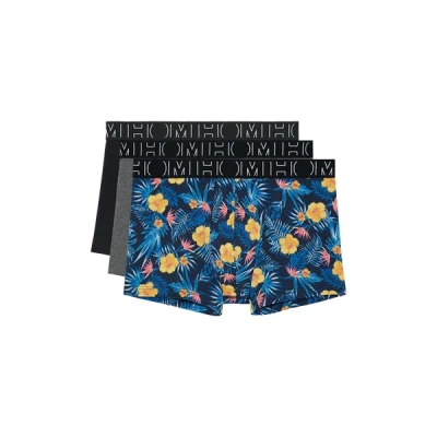 Hom Set Of Three Boxers In Blue