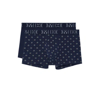 Hom Set Of Two Boxers In Blue