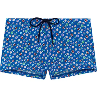 Hom Socoa Swim Shorts In Navy Print