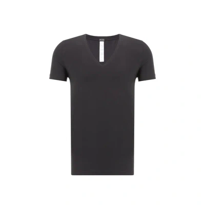 Hom T-shirt Col V In Black