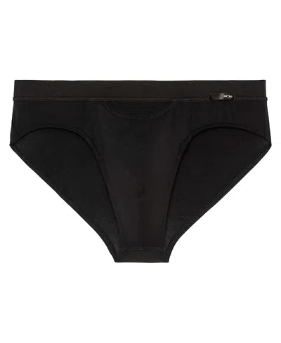 Hom Tencel Soft Comfort Ho1 Mini Briefs In Black