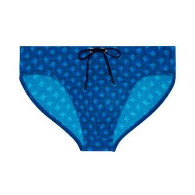 Hom Trinacria Swim Mini Briefs In Blue