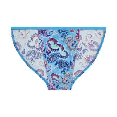 Hom Usa Funky Styles Tanga Briefs In Blue