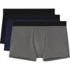 Hom Usa Tonal Pack #2 Boxer Briefs 3-pack In Black