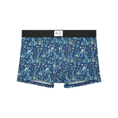 Hom Voyages Boxer Briefs In Blue