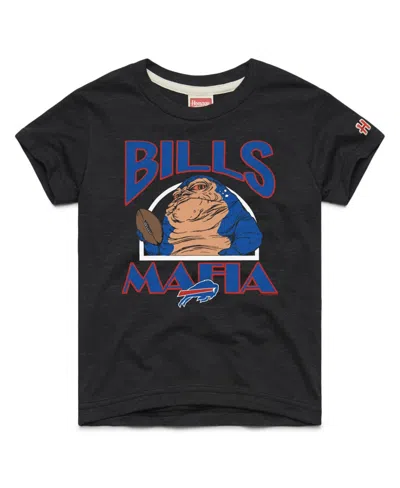 Homage Kids' Boys' And Girls' Buffalo Bills Star Wars Screen Print Tri-blend T-shirt In Black