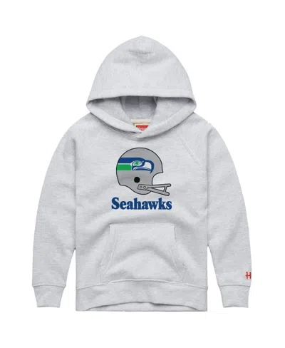 Homage Kids' Boys' And Girls' Seattle Seahawks Tri-blend Hoodie In Gray