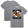 Homage Gray Baltimore Orioles Hyper Local Tri-blend T-shirt In Gray