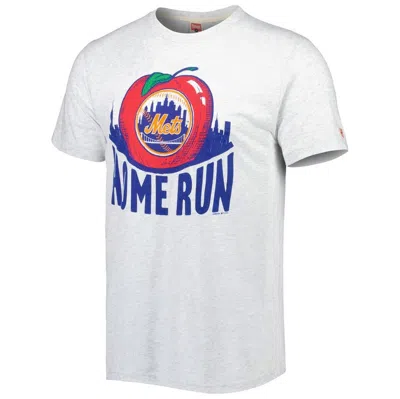Homage Gray New York Mets Hyper Local Tri-blend T-shirt