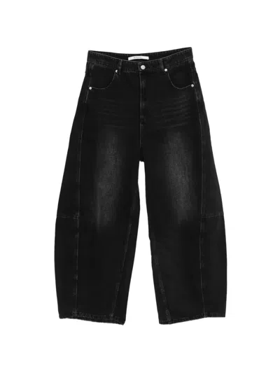 Homage 줄스 와이드 벌룬 진 In Black