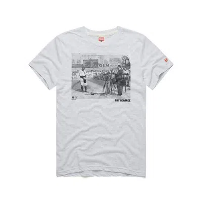 Homage Lou Gehrig Ash New York Yankees Cooperstown Collection Pay  Tri-blend T-shirt