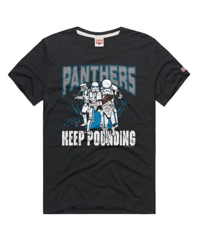 Homage Men's And Women's Carolina Panthers Star Wars Tri-blend T-shirt In Black