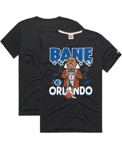Homage Men's And Women's Desmond Bane Charcoal Orlando Magic Signature Tri-blend T-shirt In Black