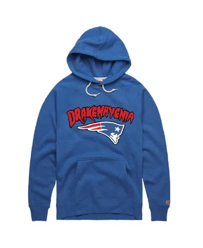 Homage Men's And Women's Drake Maye Royal New England Patriots Drakemayenia Tri-blend Hoodie In Blue