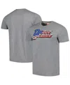 Homage Men's And Women's Gray Double Dribble Tri-blend T-shirt In Gray