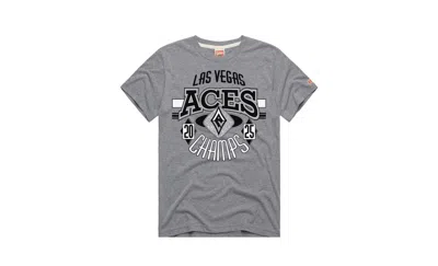 Homage Men's And Women's Gray Las Vegas Aces 2025 Wnba Finals Champions Statement Tri-blend T-shirt