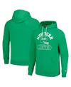Homage Men's & Women's Green New York Jets Helmet Tri-blend Pullover Hoodie In Green