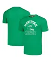 Homage Men's And Women's Green New York Jets Helmet Tri-blend T-shirt In Green