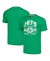 Homage Men's & Women's Green New York Jets J-e-t-s Tri-blend T-shirt In Green