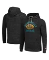 Homage Men's And Women's  Heather Charcoal Jacksonville Jaguars Hyperlocal Raglan Pullover Hoodie In Heather Charcoal