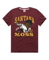 Homage Men's And Women's Santana Moss Burgundy Washington Commanders Retired Player Classic Caricature T-sh In Burgundy