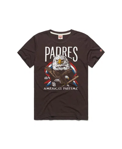 Homage Men's Brown San Diego Padres America's Pastime Tri-blend T-shirt