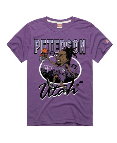 Homage Men's Darryn Graphic Relaxed-fit Crew Neck T-shirt In Purple