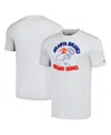 Homage Men's Gray Atlanta Braves Doodle Collection Young Guns Tri-blend T-shirt In White