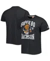 Homage Men's  Bo Jackson Heathered Black Los Angeles Raiders Gridiron Classics Caricature Retired Pla In Heathered Black