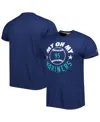 Homage Men's  Navy Seattle Mariners Hyper Local Tri-blend T-shirt In Navy