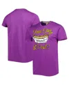 Homage Men's  Purple Minnesota Vikings Dome Dog Hyper Local Tri-blend T-shirt In Purple