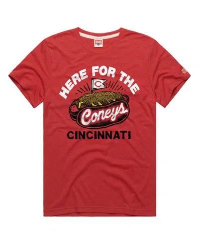 Homage Men's Red Cincinnati Reds Tri-blend Hyperlocal T-shirt