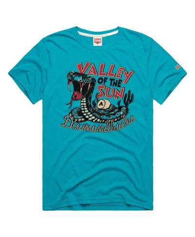 Homage Teal Arizona Diamondbacks Tri-blend Hyperlocal T-shirt In Blue