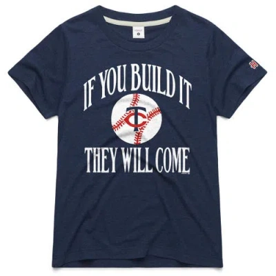 Homage Navy Minnesota Twins 2026 Field Of Dreams If You Build It Tri-blend T-shirt