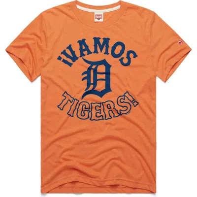 Homage Orange Detroit Tigers Vamos Tri-blend T-shirt