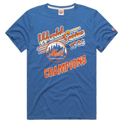 Homage Royal New York Mets Tri-blend Hyperlocal T-shirt