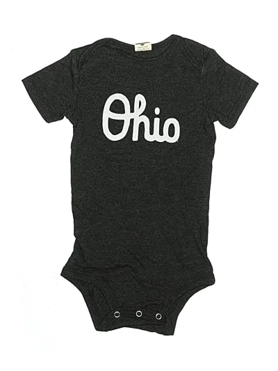 Pre-owned Homage Kids' Short Sleeve Onesie In Black