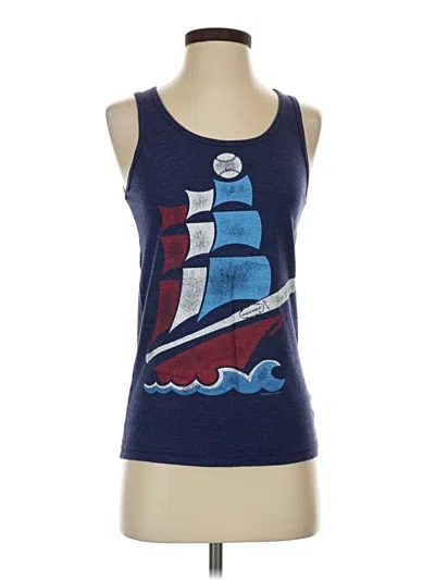 Pre-owned Homage Tank Top Blue Boatneck Tops