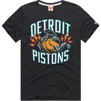 Homage Unisex  Charcoal Detroit Pistons 2025 City Edition Tri-blend T-shirt