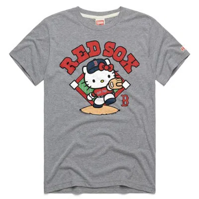 Homage Unisex  Gray Boston Red Sox Hello Kitty Tri-blend T-shirt