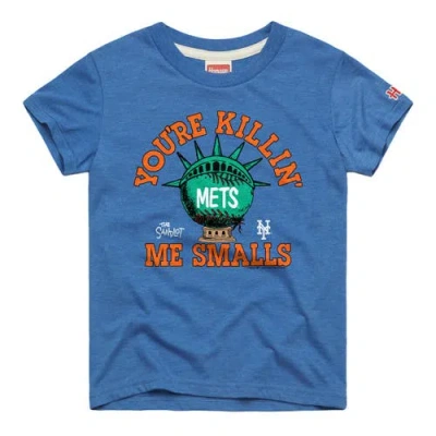 Homage Youth  Royal New York Mets X The Sandlot Tri-blend T-shirt