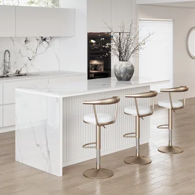 Homary 72" Kitchen Islands Faux Marble Top With Ample Storage White Modern