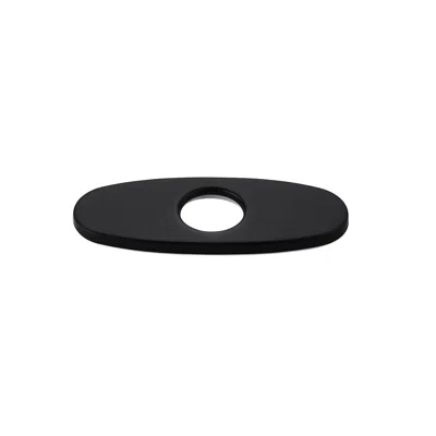 Homary Faucet Deck Plate Escutcheon For 1-hole Faucet Installation Matte Black Finish