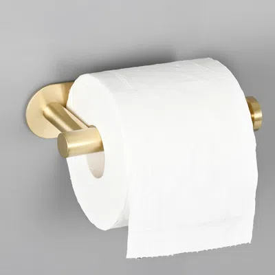 Homary Modern Tissue Holder In Stainless Steel For Bathroom In White