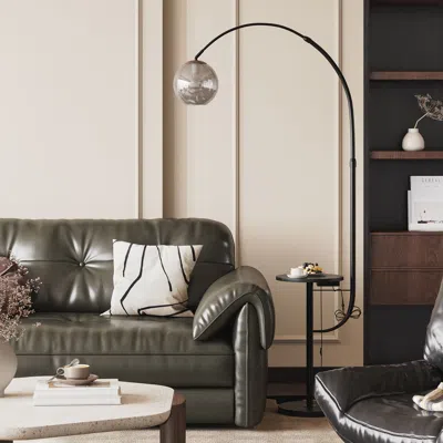 Homary Multifunctional Lamp With Smart Charging  & Practical Table Design In Gray